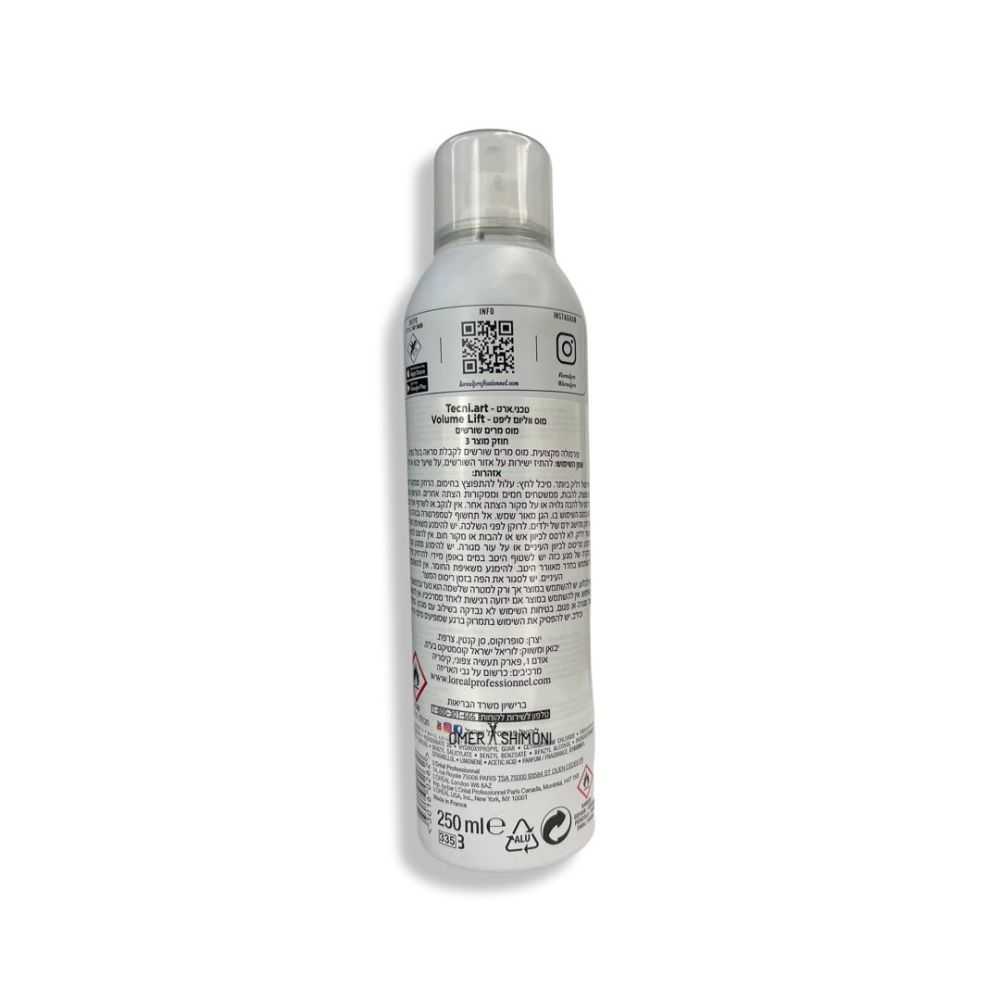 מוס ווליום ליפט 250 מ"ל LOREAL טכני ארט – תמונה 2